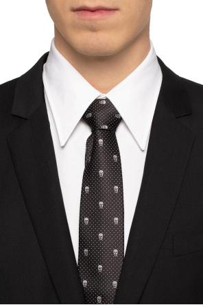 Skull motif tie, zdjęcie 2 Skull motif tie od Alexander McQueen